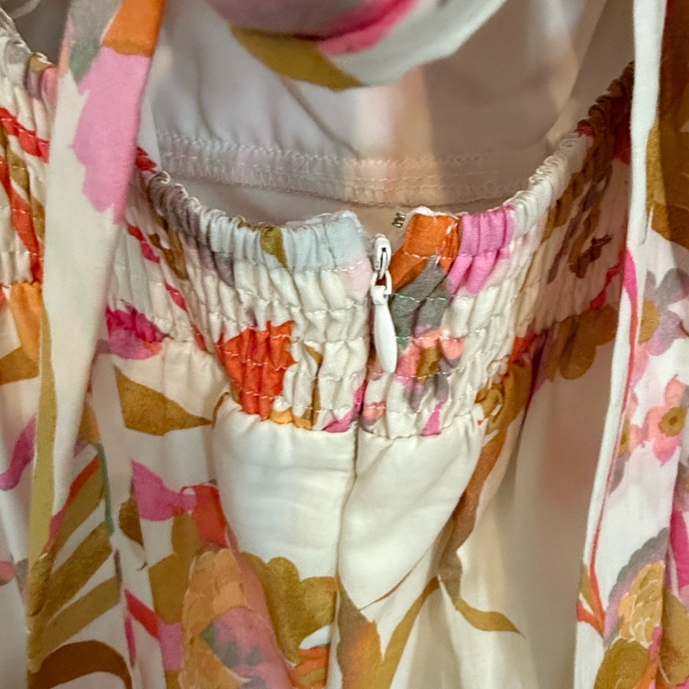Floral Ruffle Jumpsuit - Multicolor - Picture 4 of 6
